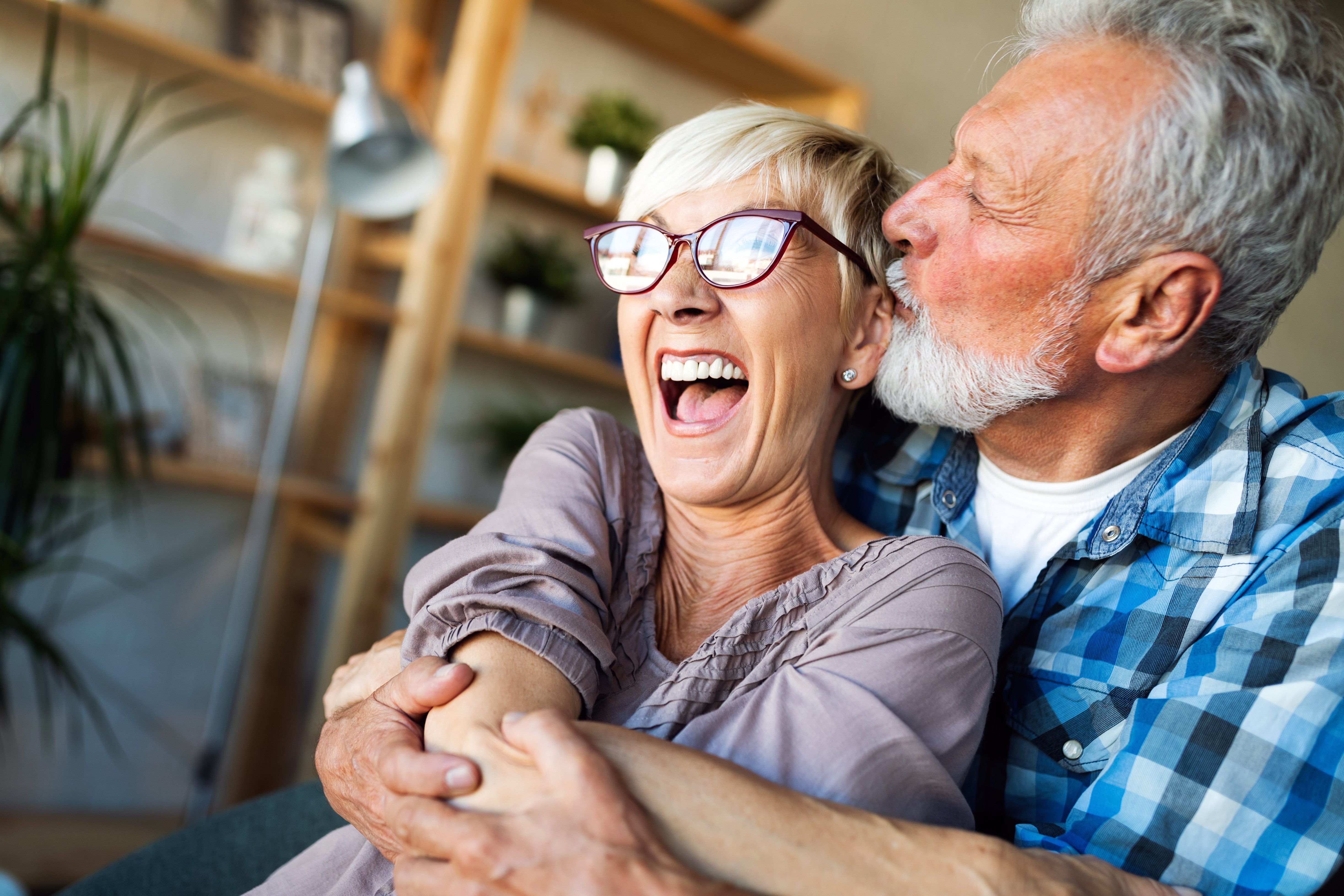 Cheerful senior couple enjoying life and spending time together Adobe stock image