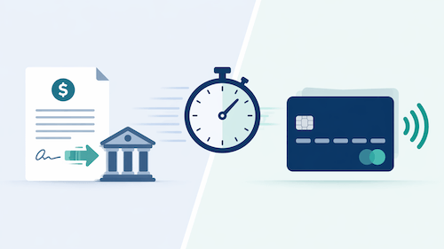 Fast transfer vs card access comparison