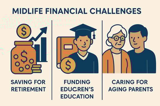 Identifying and Assessing Midlife Financial Challenges chatGPT image