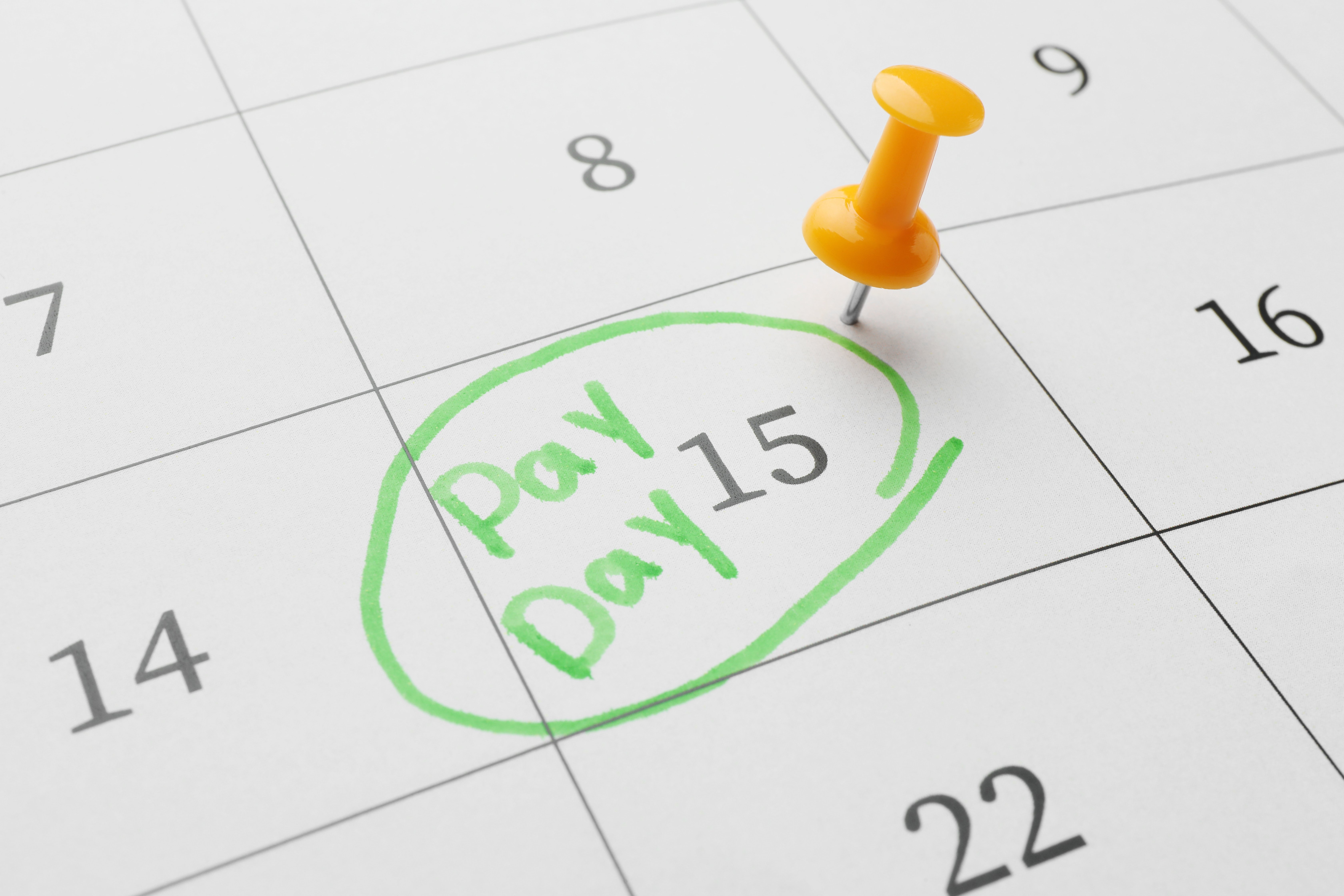 align due date with pay day