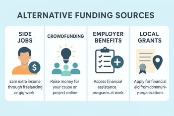 alternative funding sources chatgpt infographic