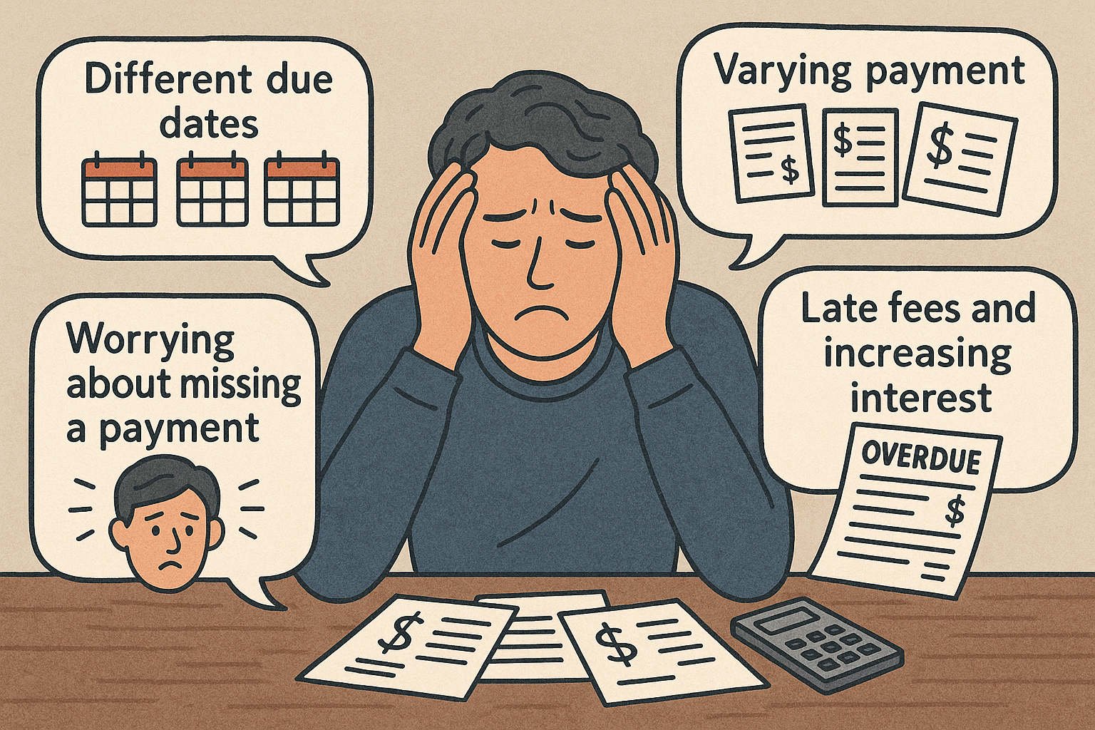 burdens of multiple debts