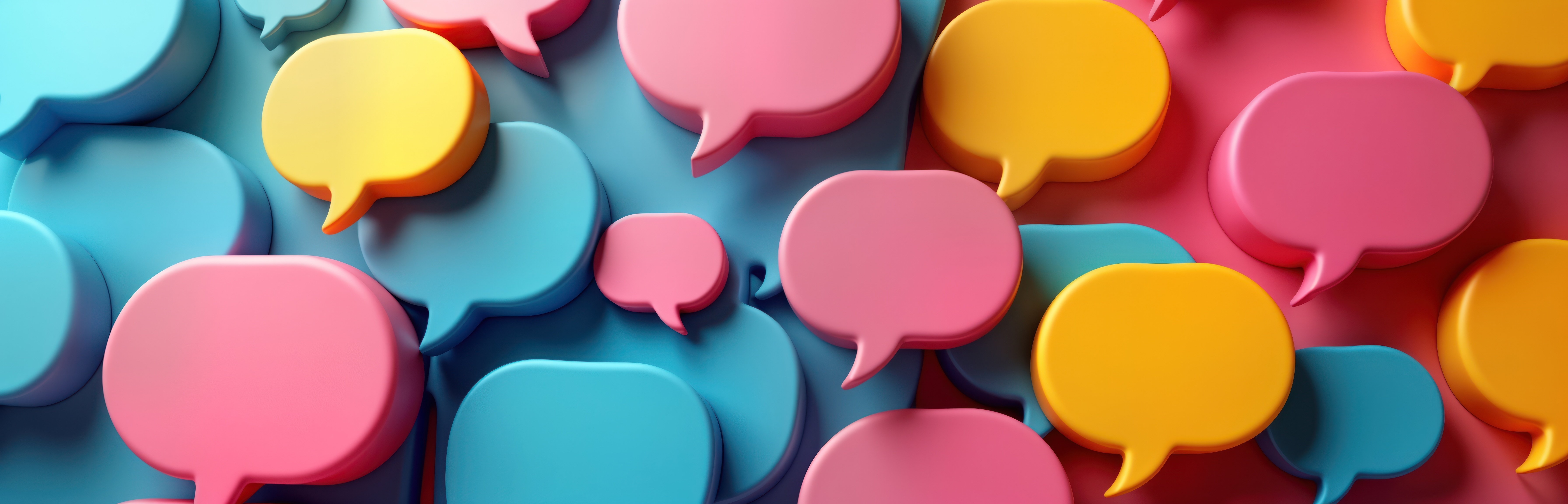 colorful speech bubbles chatgpt image