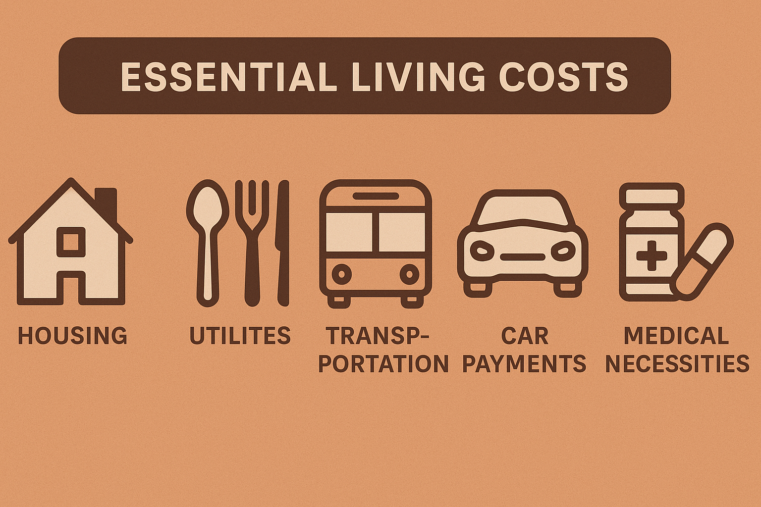essential living costs ai image