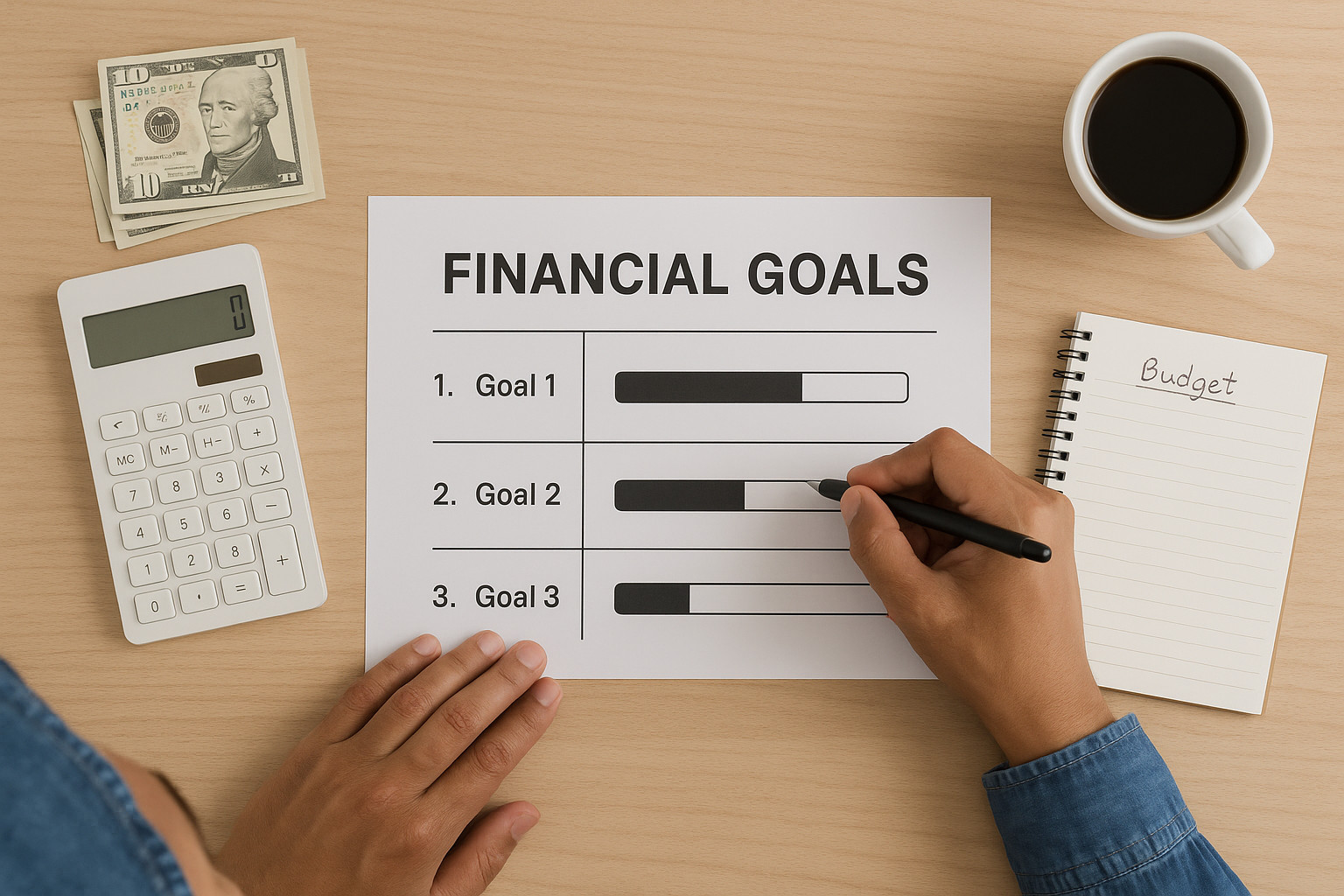 financial goals progress