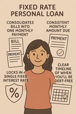 fixed rate personal loan advantages
