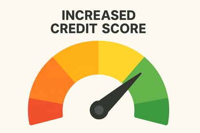 increased credit score ai image