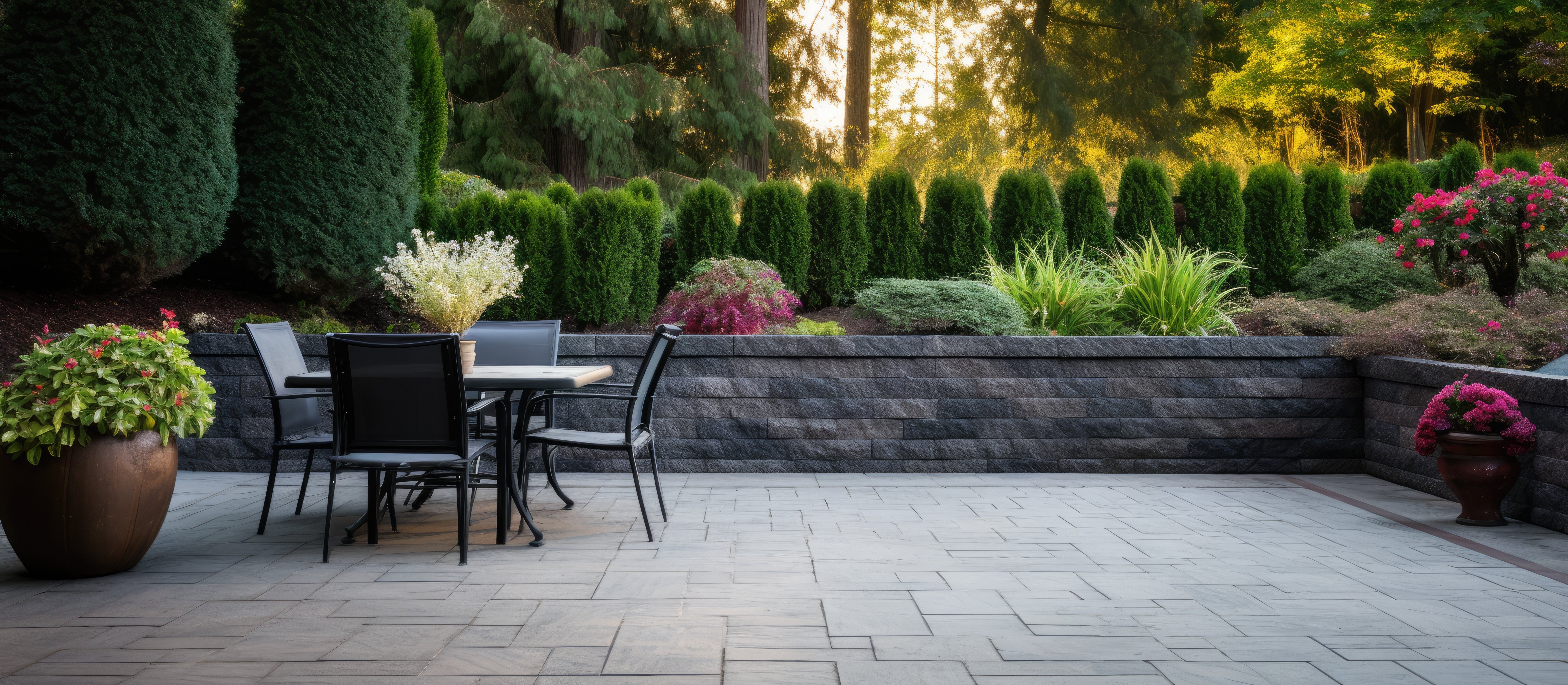outdoor patio adobe stock image