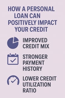 positive personal loan impact on credit