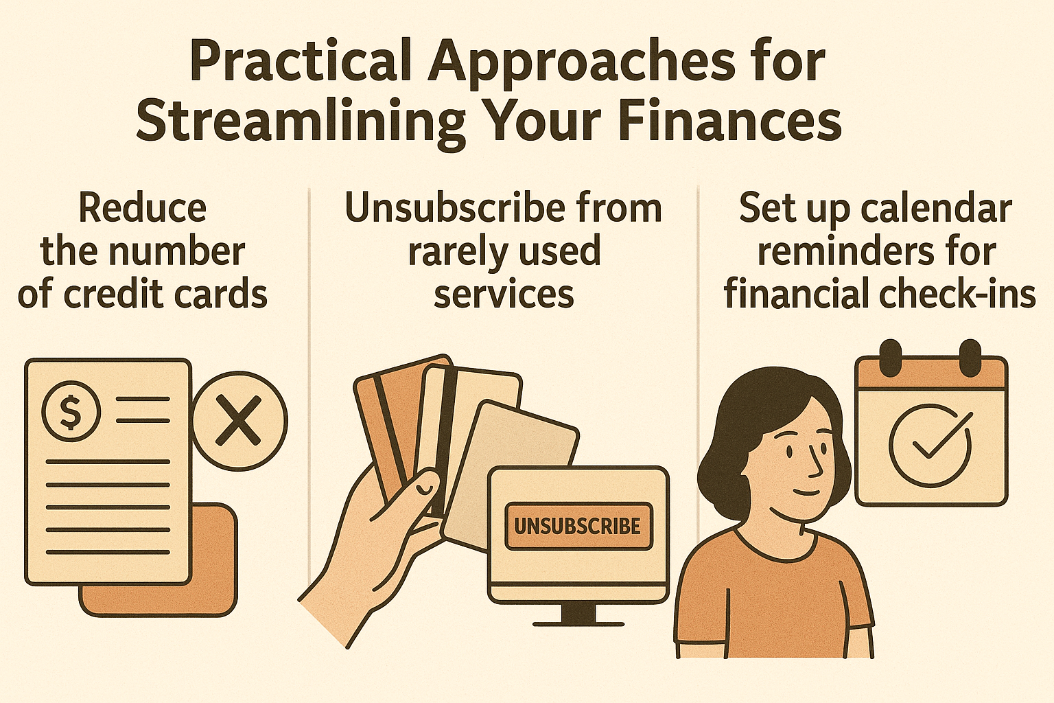 practical approaches to streamline finances
