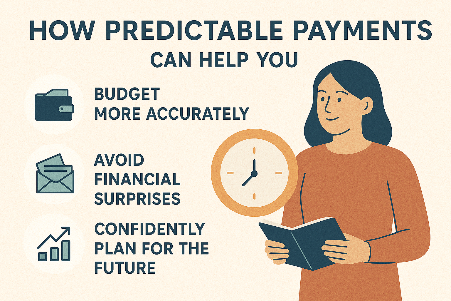 predictable monthly payments