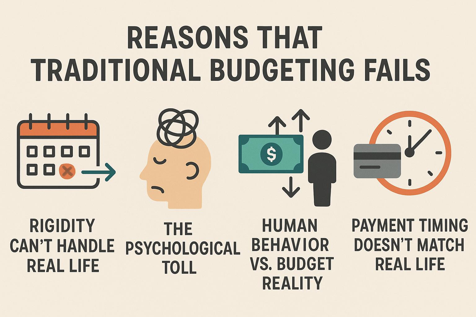 reasons budgeting fails