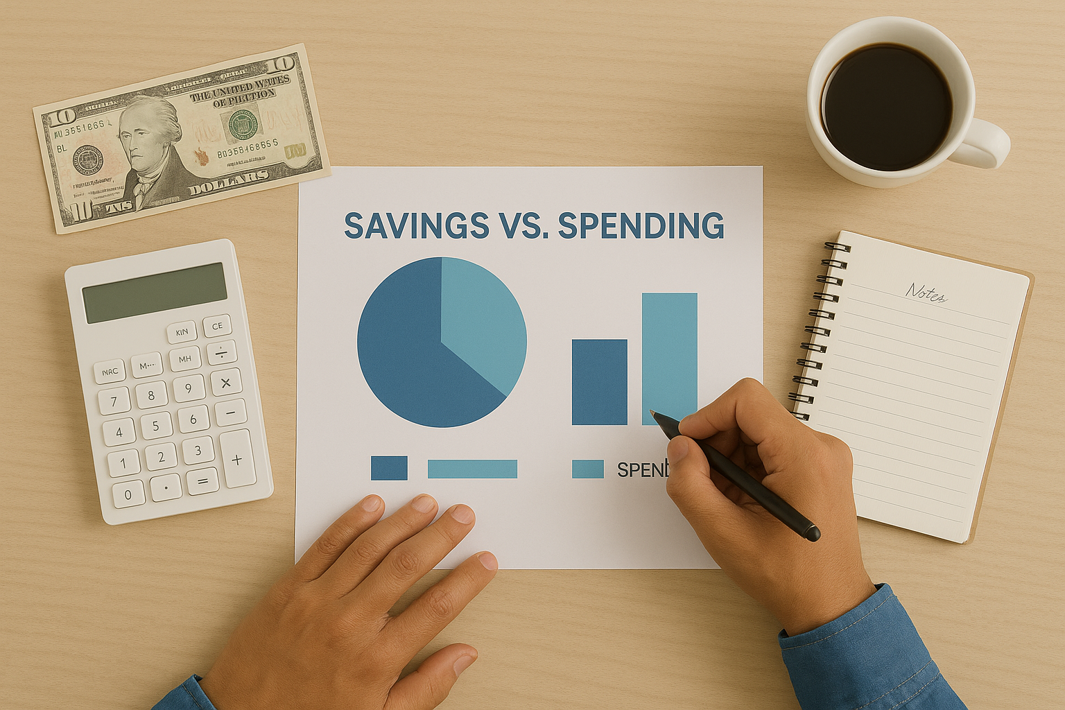 saving vs spending