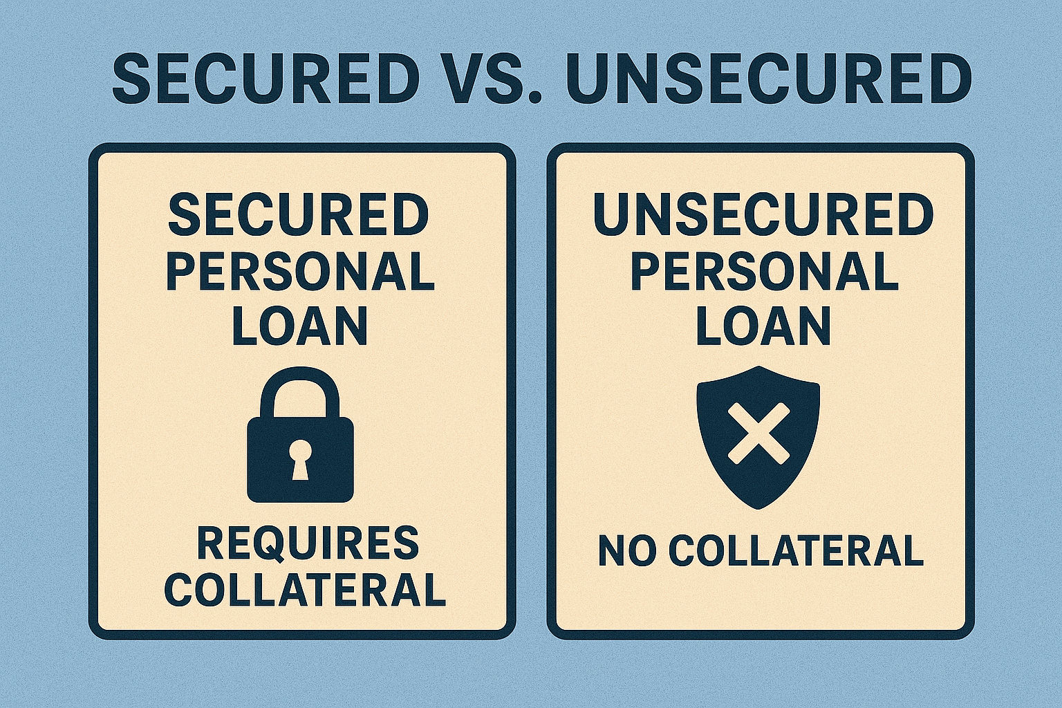secured vs unsecured personal loans comparison