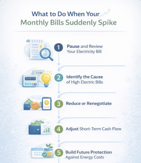 what to do when monthly bills spike