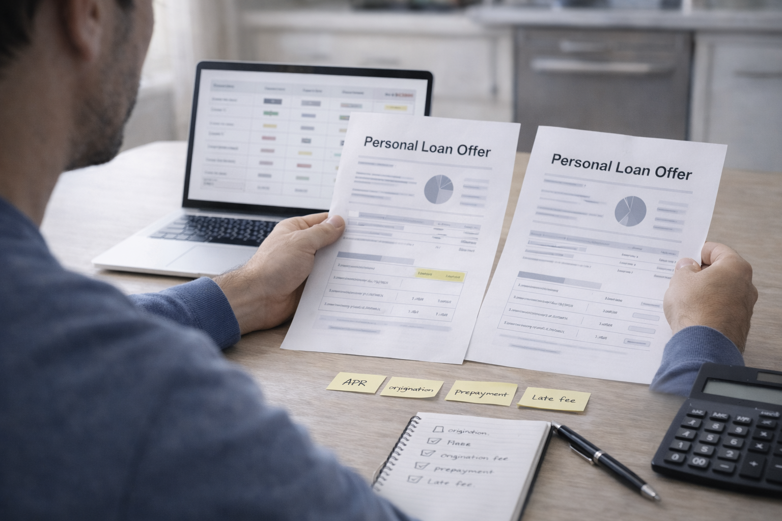 How to Compare Personal Loan Offers: A Fee Checklist Before You Sign
